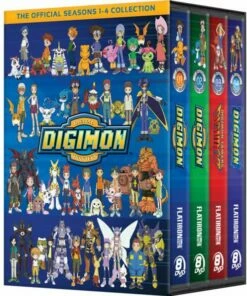 Digimon Seasons 1-4 Kids DVD ( 2013) - Kids Movie, Japanese Animate