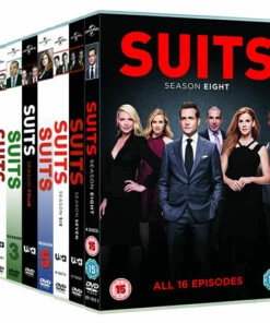Suits: Complete Series 1-8 DVD ( Nov. 4th 2021) - DVD Sets.Legal Drama, Gabriel Macht